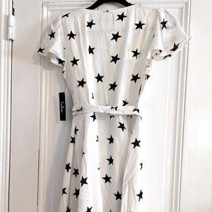 Lulus Dress, Black/White, Small